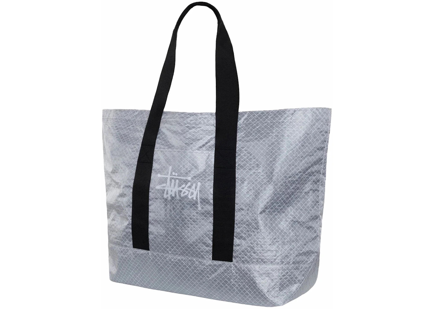 Stussy Ripstop Overlay Extra Large Tote Bag Black