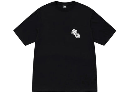 stussy shakers tee black