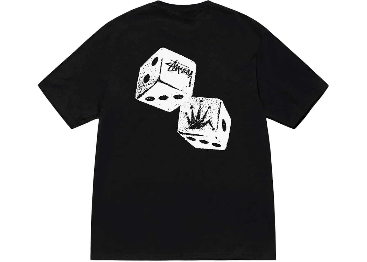 stussy shakers tee black