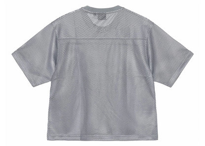 stussy sport jersey silver