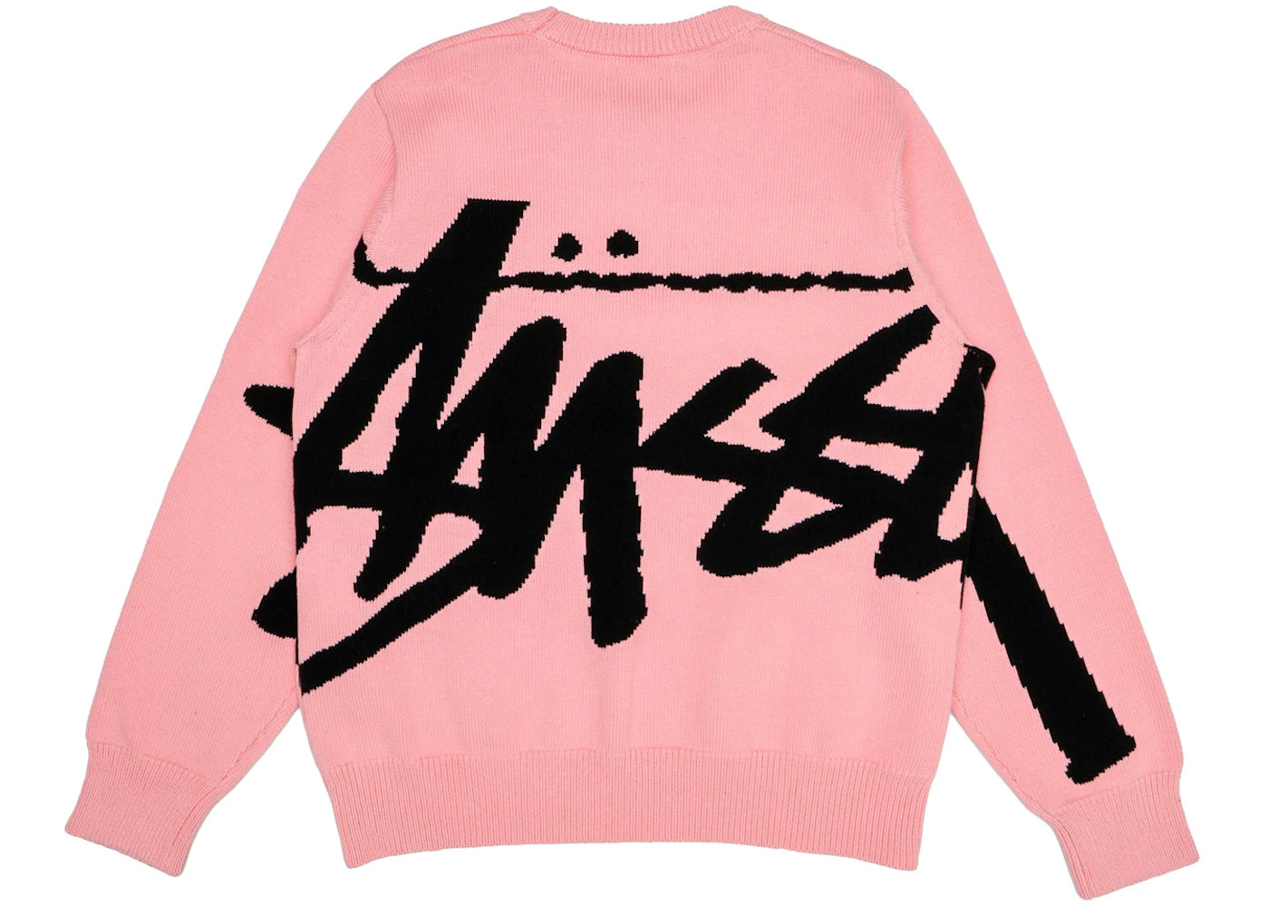 stussy stock sweater pink