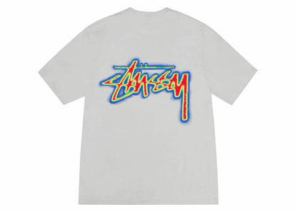 stussy thermal stock tee fog