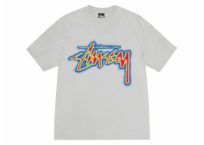 stussy thermal stock tee fog