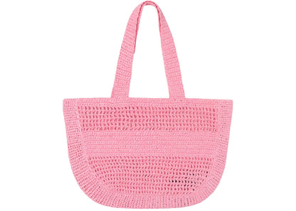 Stussy Woven Tote Bag Light Pink