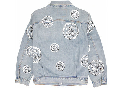 stussy x denim tears type 2 jacket indigo