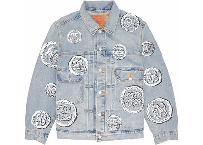 stussy x denim tears type 2 jacket indigo