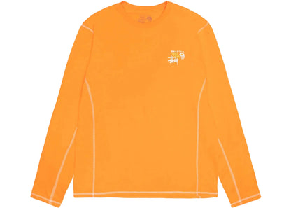 stussy x mountain hardwear l/s tee alpine orange