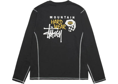 stussy x mountain hardwear l/s tee stealth grey