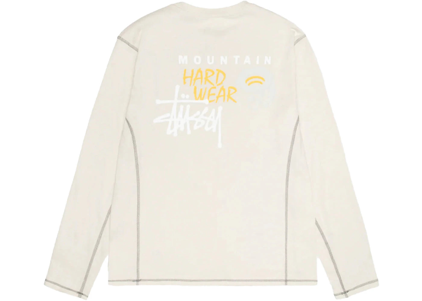 stussy x mountain hardwear l/s tee stone