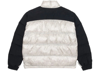stussy x mountain hardwear subzero down jacket moonshot grey/black