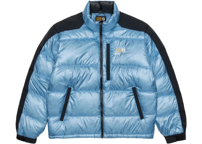 stussy x mountain hardwear subzero down jacket nitric blue/black