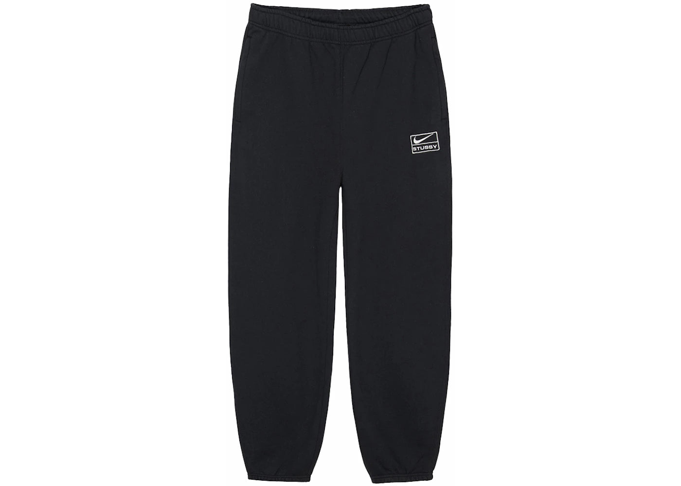 stussy x nike stone washed fleece pant (ss24) black