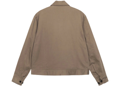 stussy x our legacy work shop blouson twill jacket olive cavalry twill