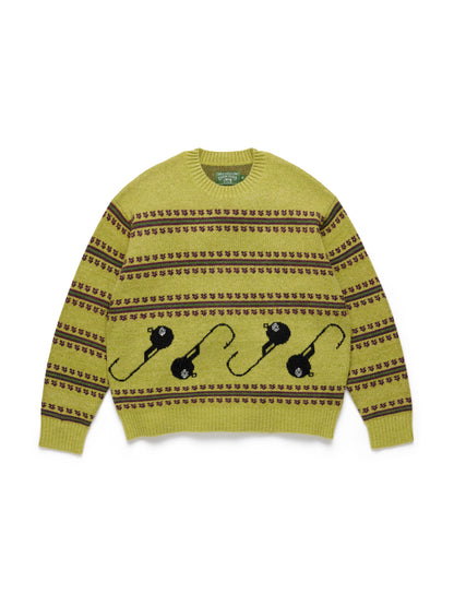 Stüssy Tears 8-Ball Lure Knit Sweater