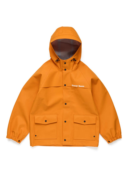 Stüssy Tears Fishing Slicker Jacket Orange