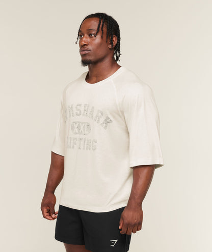 Gymshark Summer Pump T-Shirt Tinted White