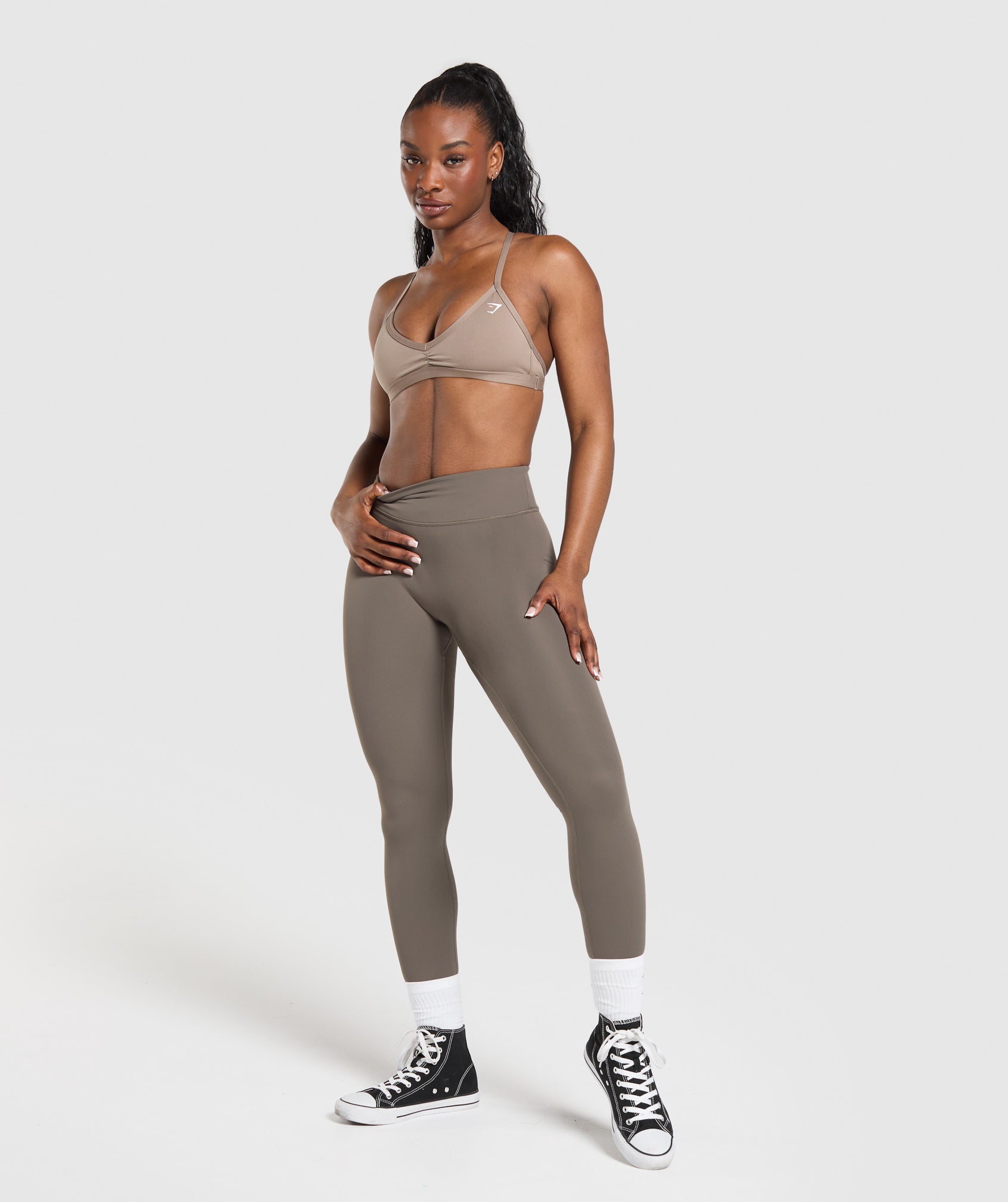 Women's Gymshark Superset 2.0 Leggings Camo Brown