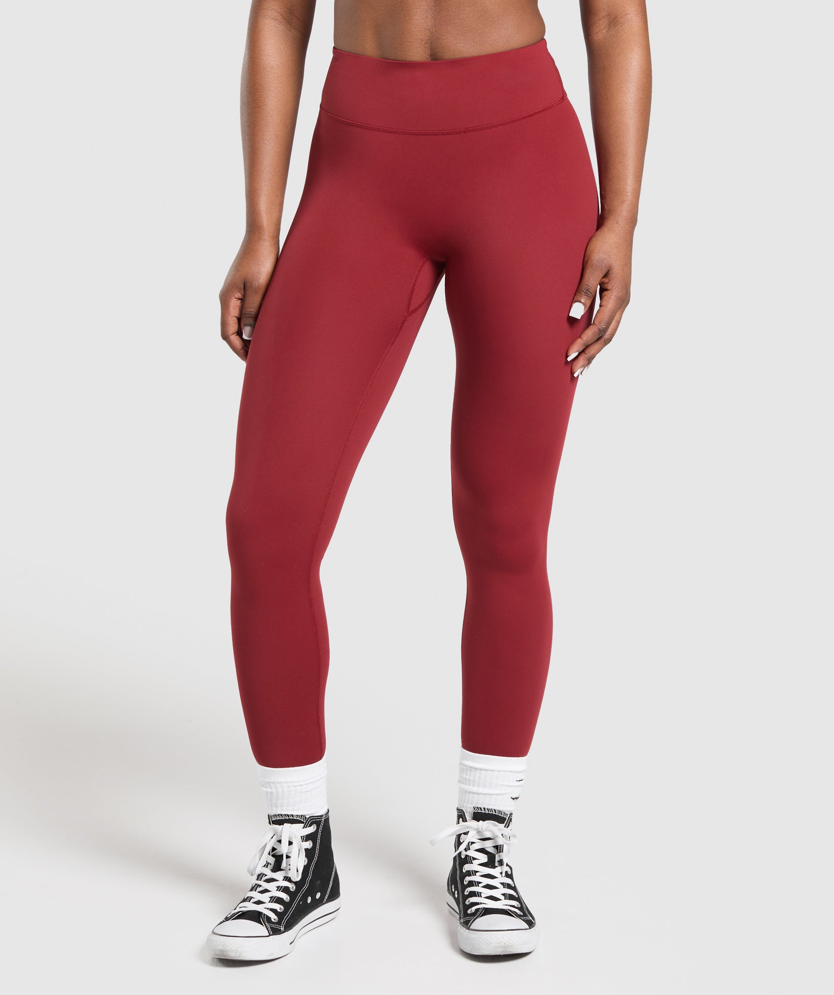 Women's Gymshark Superset 2.0 Leggings Sets Red