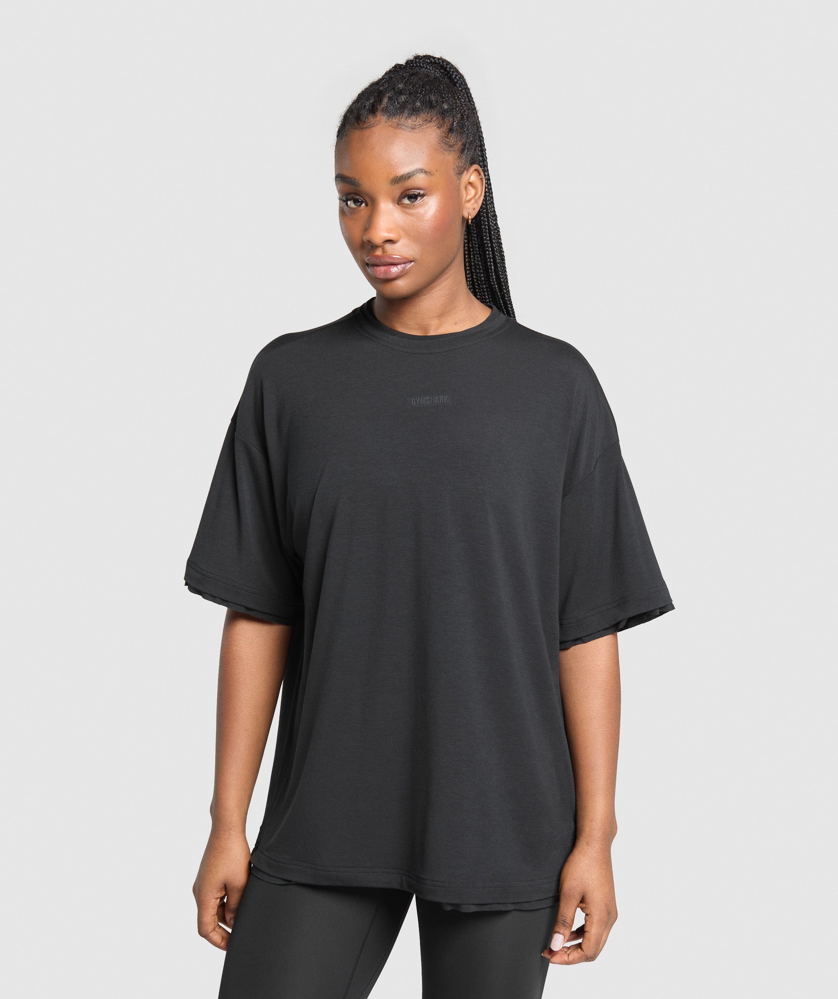 Women's Gymshark Superset Graphic T-Shirt Black
