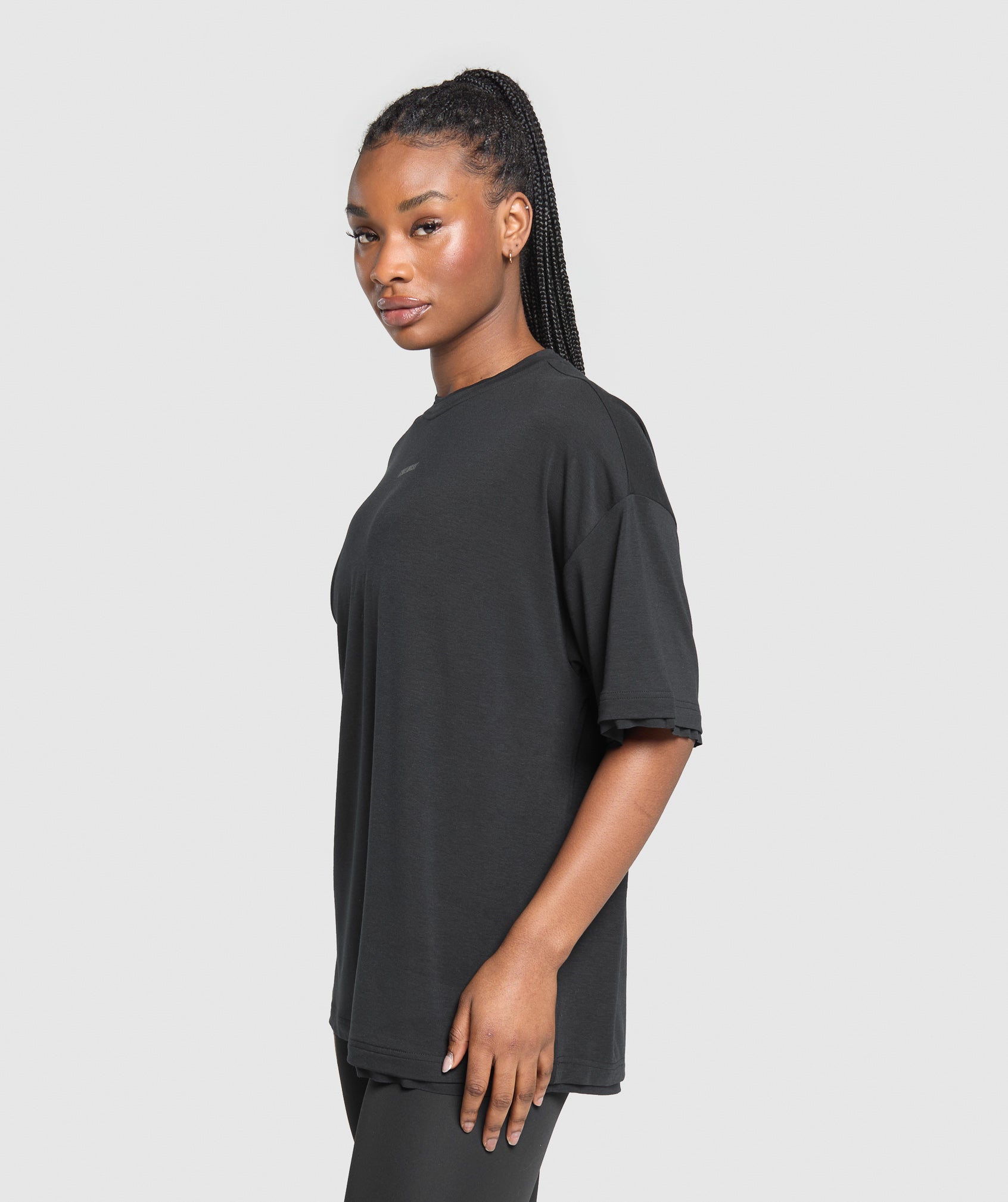 Women's Gymshark Superset Graphic T-Shirt Black