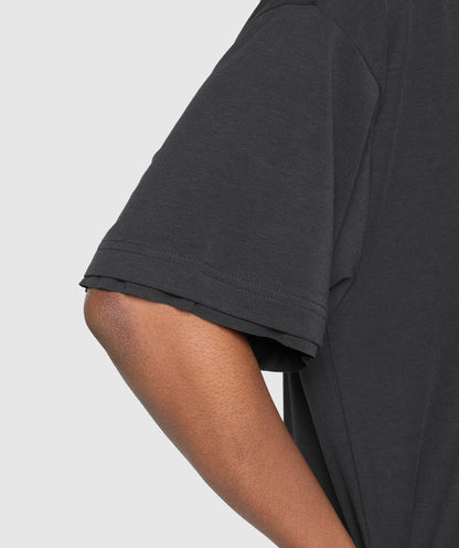 Women's Gymshark Superset Graphic T-Shirt Black