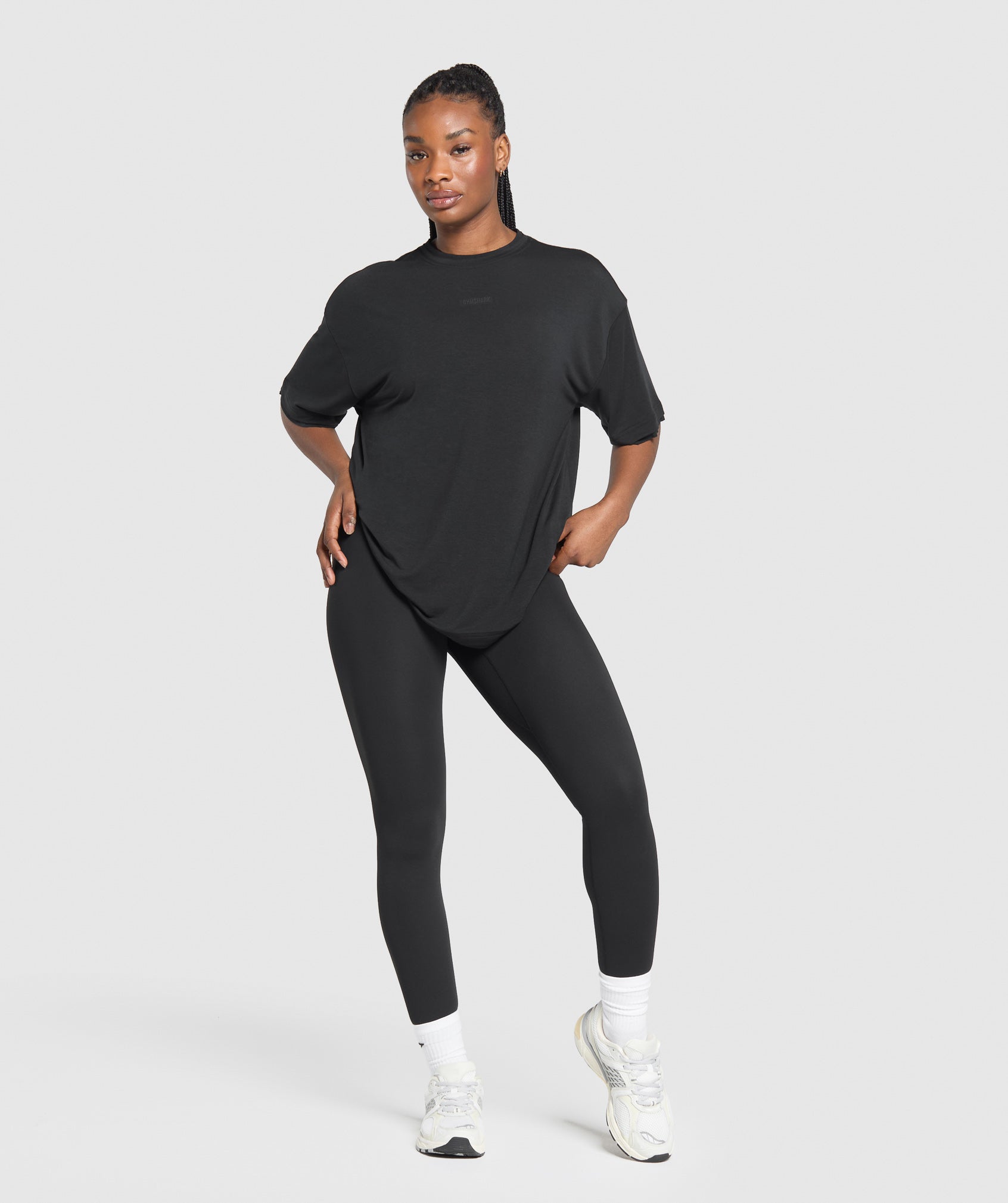 Women's Gymshark Superset Graphic T-Shirt Black