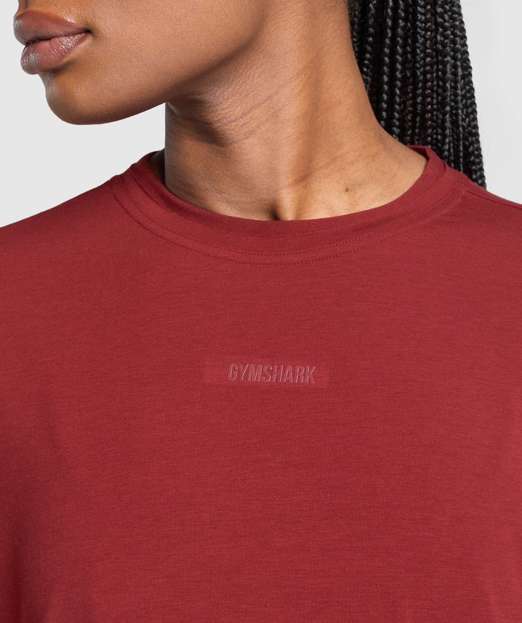 Women's Gymshark Superset Graphic T-Shirt Sets Red