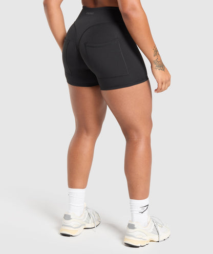 Women's Gymshark Superset Pocket Shorts Black