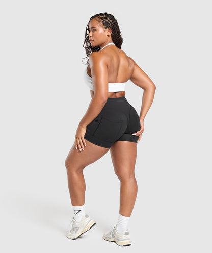 Women's Gymshark Superset Pocket Shorts Black