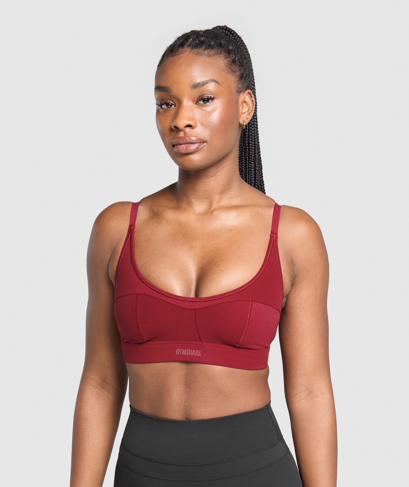 Women's Gymshark Superset Sports Bra Sets Red