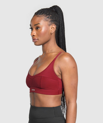 Women's Gymshark Superset Sports Bra Sets Red