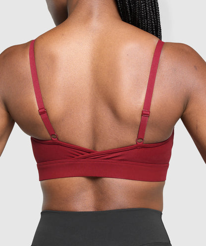 Women's Gymshark Superset Sports Bra Sets Red