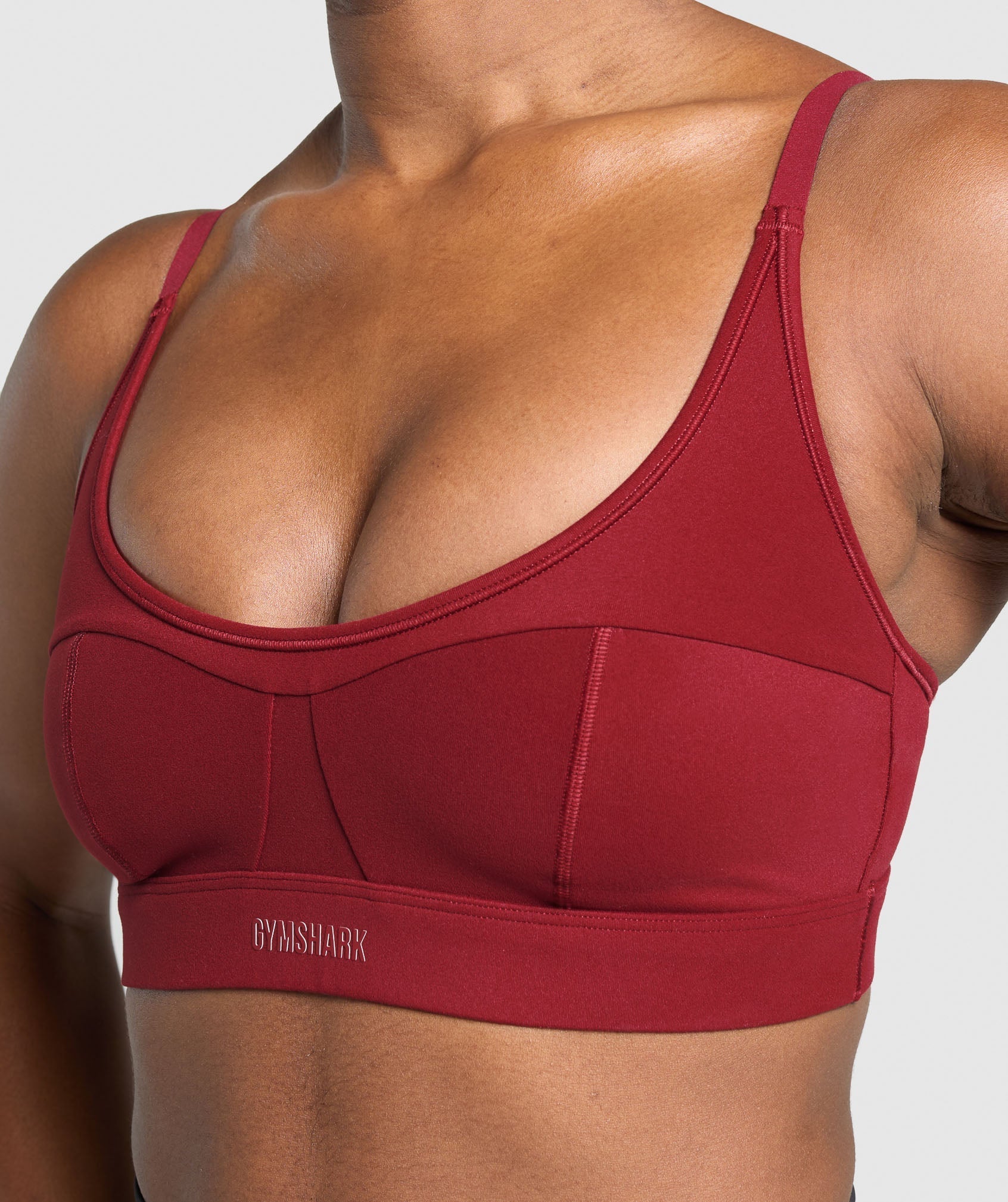 Women's Gymshark Superset Sports Bra Sets Red