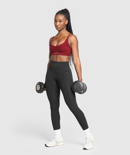 Women's Gymshark Superset Sports Bra Sets Red