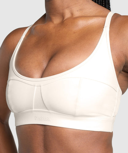 Women's Gymshark Superset Sports Bra Soft White