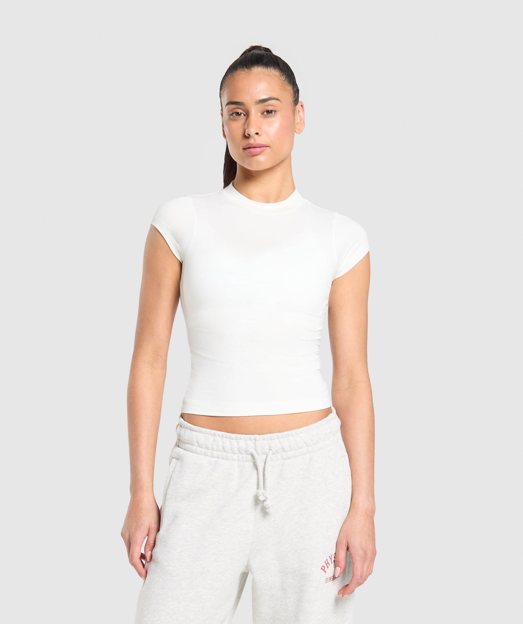 Women's Gymshark Supersoft T-Shirt Soft White