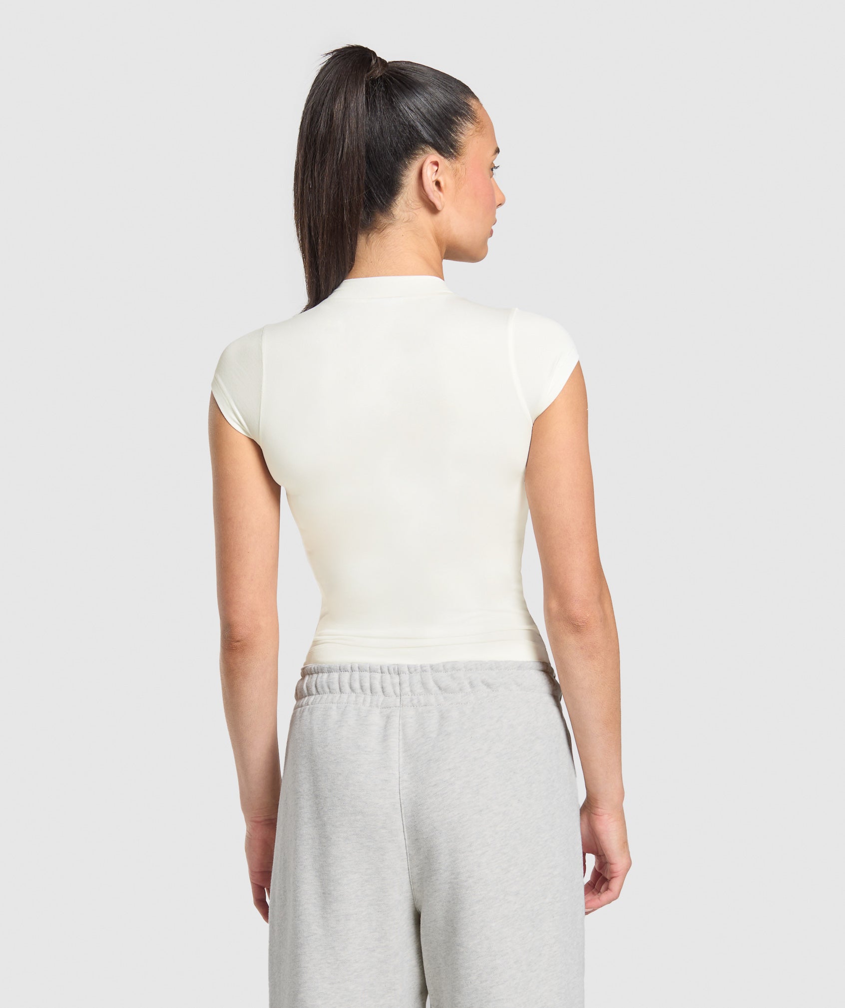 Women's Gymshark Supersoft T-Shirt Soft White