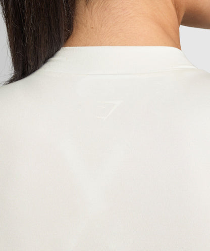 Women's Gymshark Supersoft T-Shirt Soft White