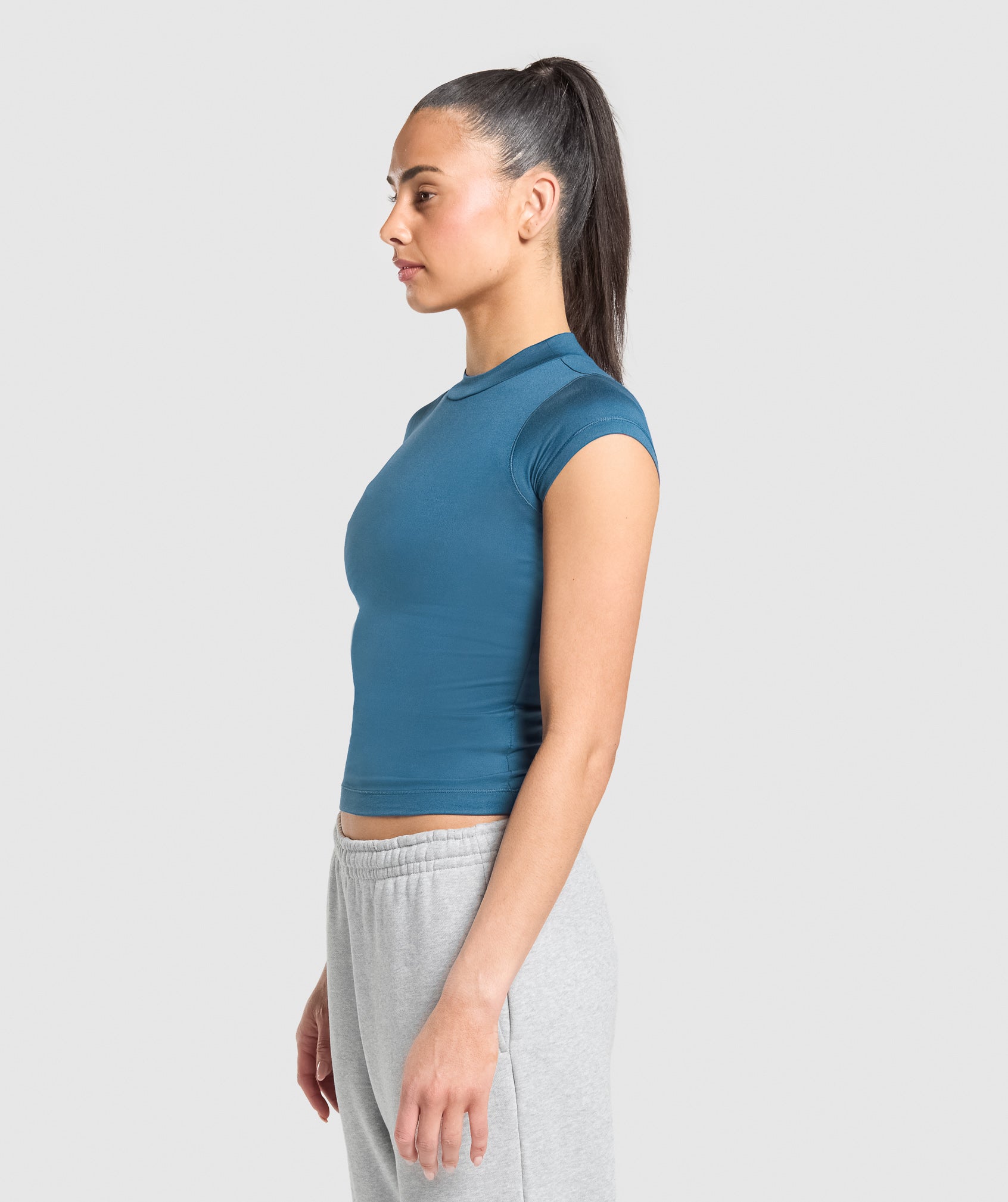 Women's Gymshark Supersoft T-Shirt Success Blue