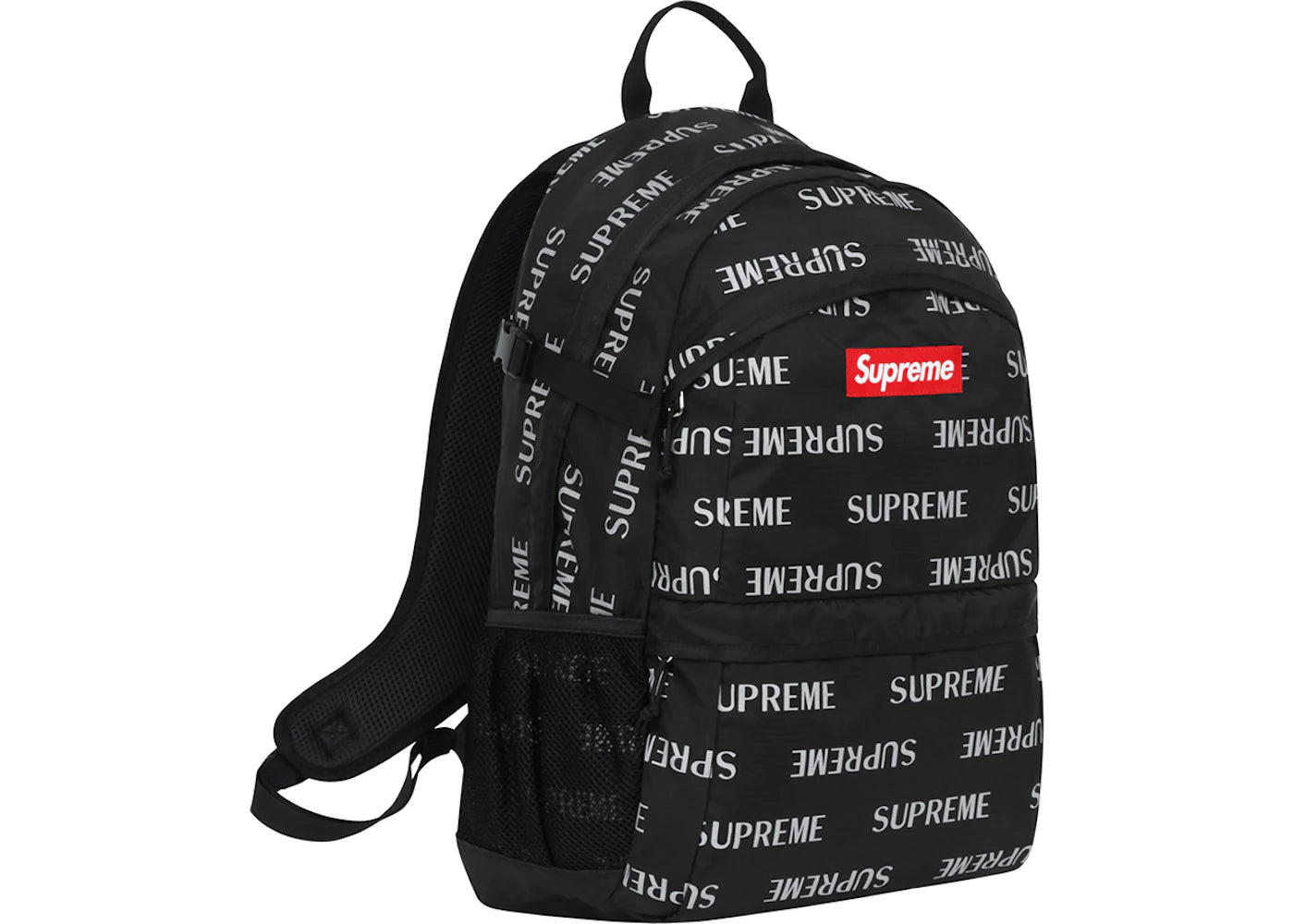 Supreme 3M Reflective Repeat Backpack Black
