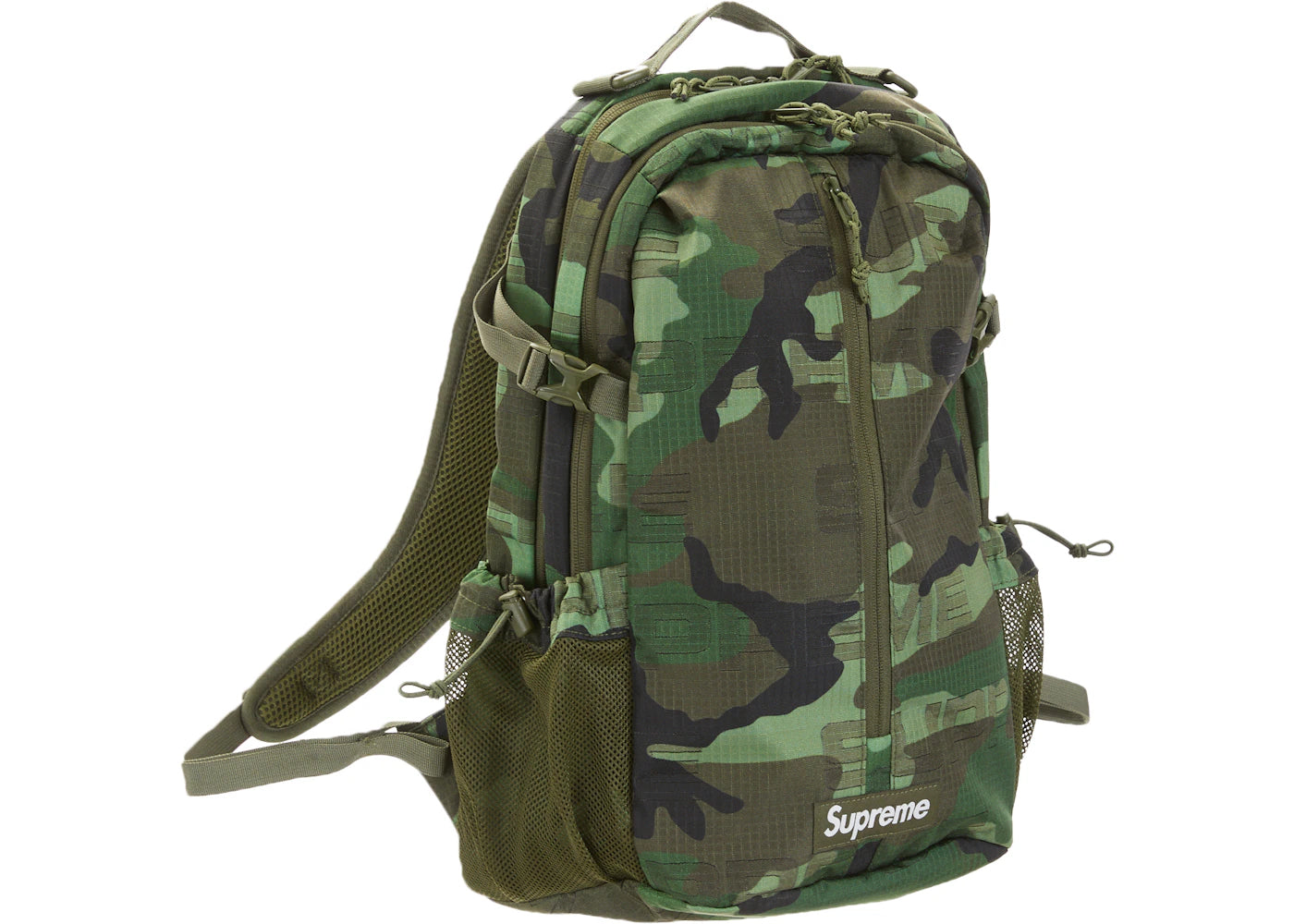 supreme backpack (fw21) woodland camo 