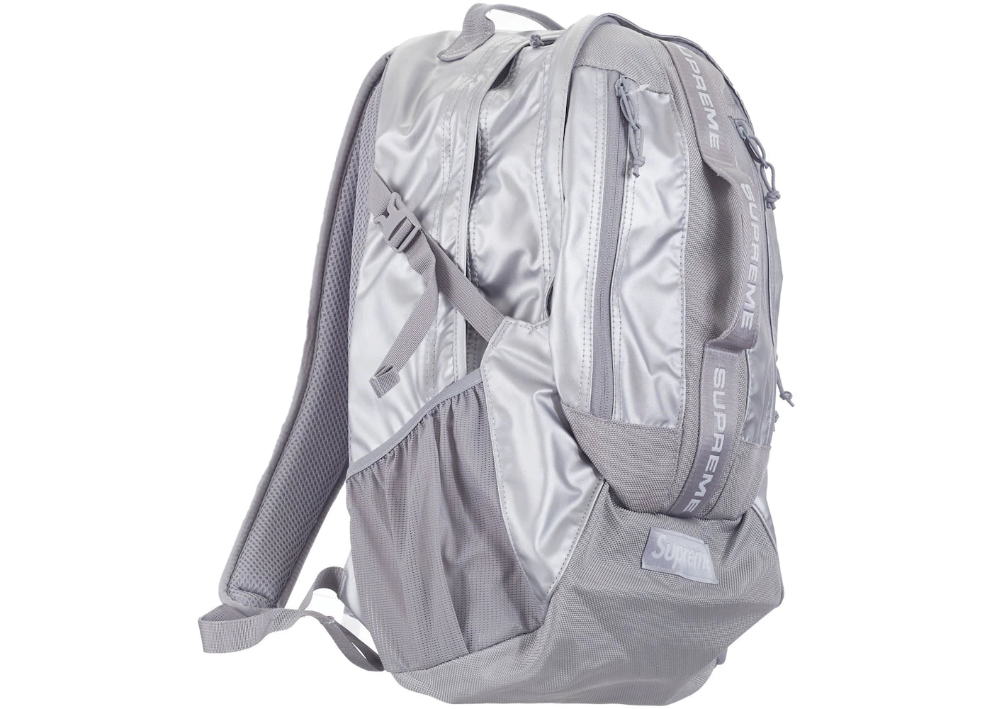 supreme backpack (fw22) silver 