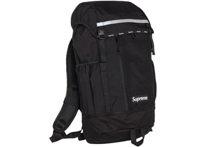 supreme logo backpack (fw24) black 