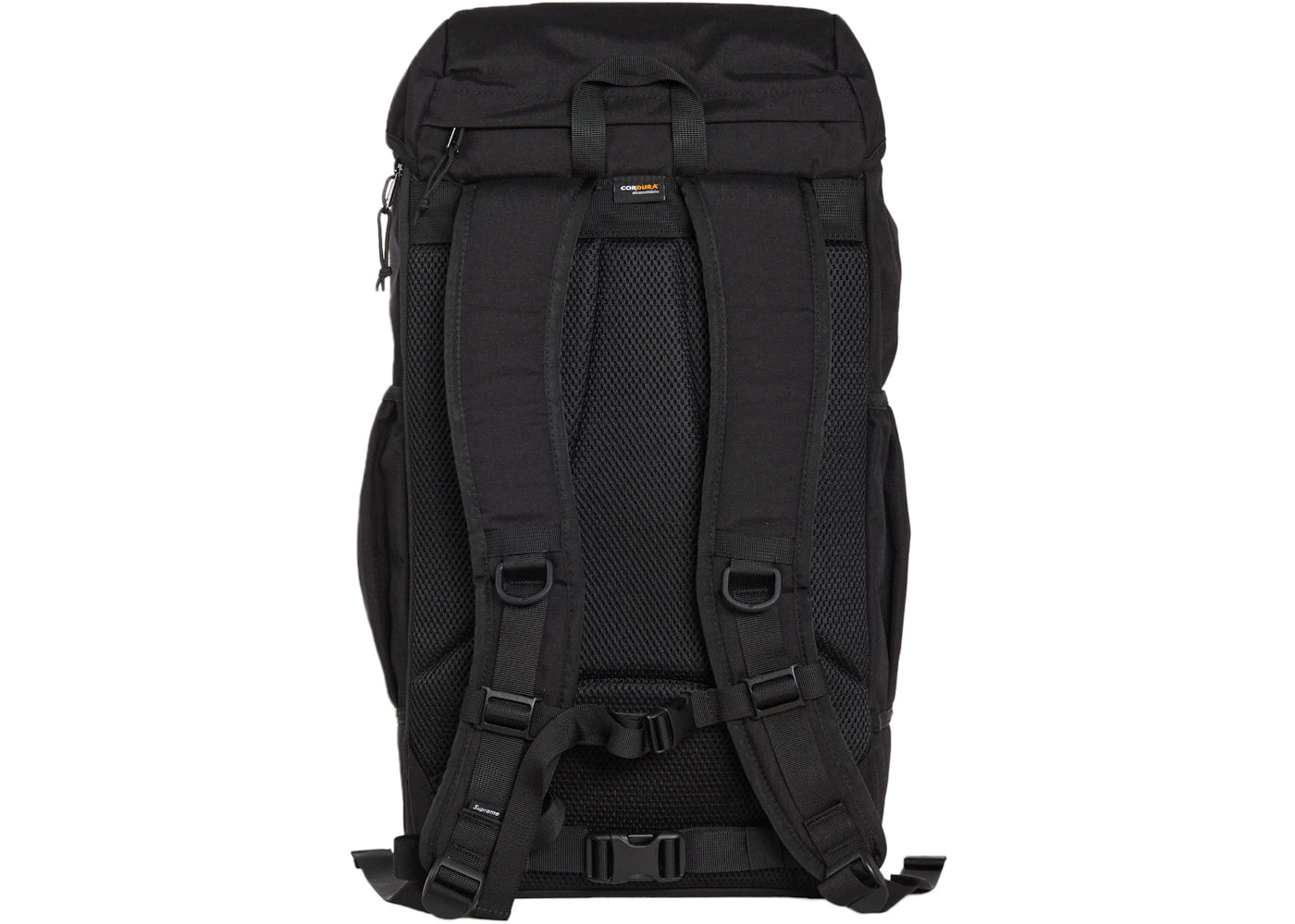 supreme logo backpack (fw24) black 