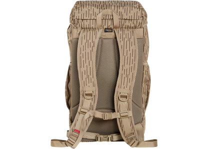 supreme logo backpack (fw24) tan raindrop 