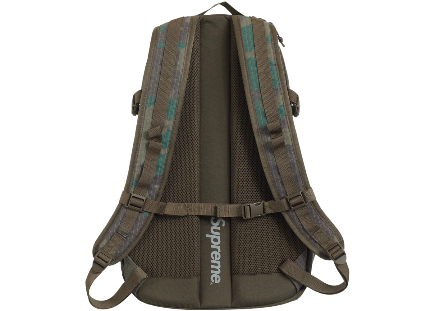 supreme backpack (ss24) woodland camo 