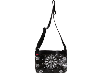 Supreme Bandana Tarp Side Bag Black