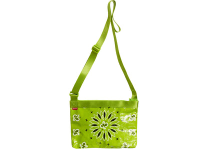 Supreme Bandana Tarp Side Bag Bright Green