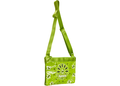 Supreme Bandana Tarp Side Bag Bright Green