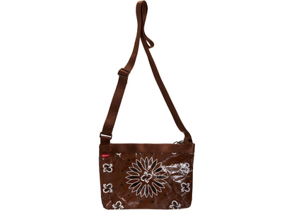 Supreme Bandana Tarp Side Bag Brown